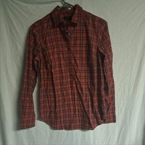 🧡J.CREW Plaid Button Down Top